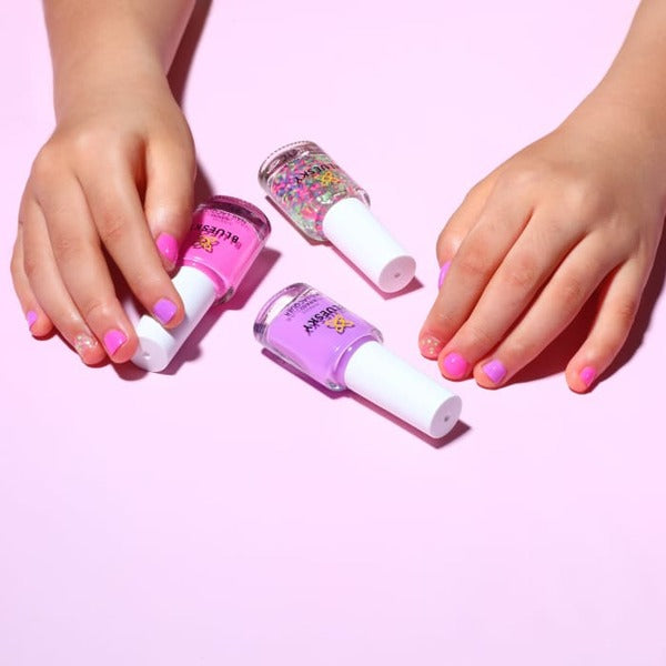 Bluesky Kids Airkiss Party Time nail polish set 3x5ml, UK version