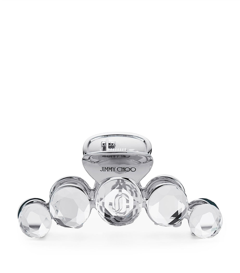 Jimmy Choo crystal-embellished claw hair clip - British product