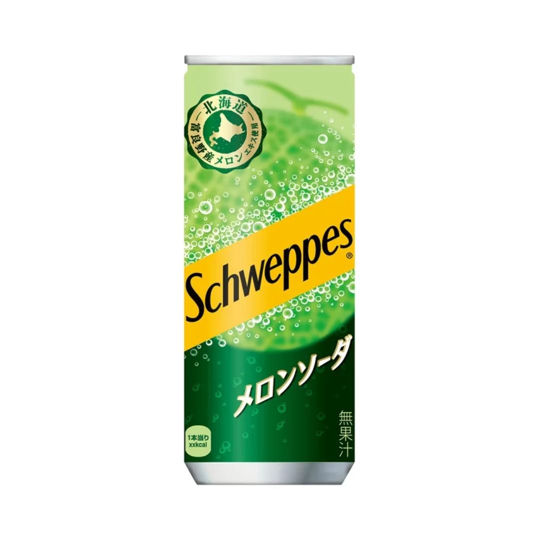 Coca Cola Schweppes Soda (Melon Flavour) (JPN Version) シュウェップス メロンソーダ