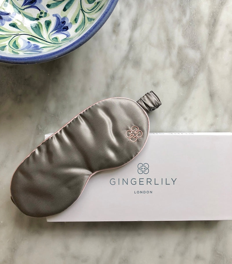 Gingerlily pure mulberry silk eye mask (British brand)