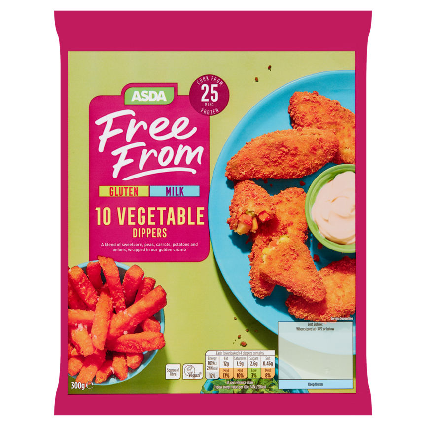 ASDA Free From 10 Vegetable Dippers GOODS ASDA   