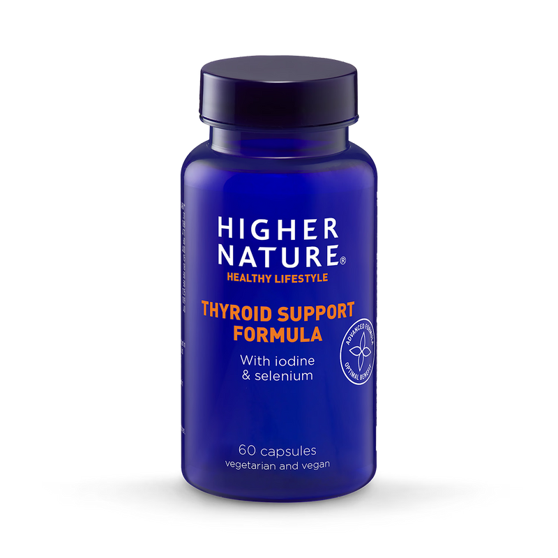 Thyroid support supplement vegan capsules 60 count, UK version