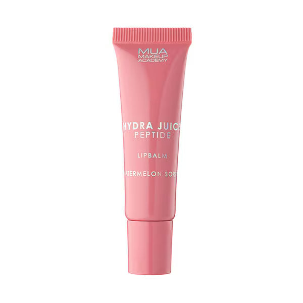 MUA Hydra-Juice Peptide Lip Balm Watermelon Sorbet 10ml, imported from the UK
