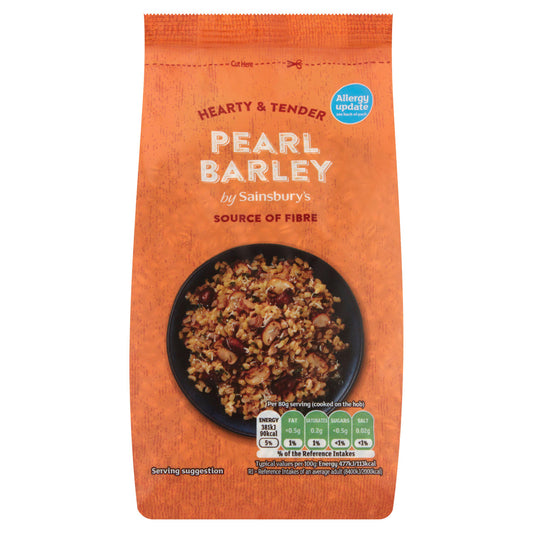 Sainsbury's Pearl Barley 500g Quinoa couscous & pulses Sainsburys   