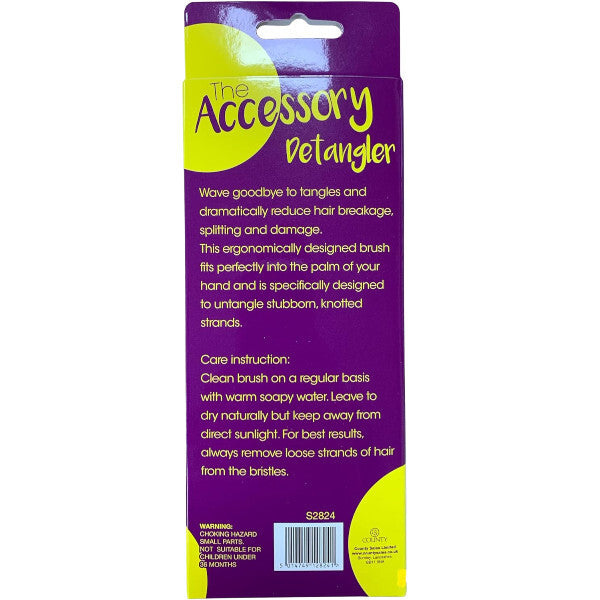 CS Beauty detangler hairbrush with flexible bristles (British brand)