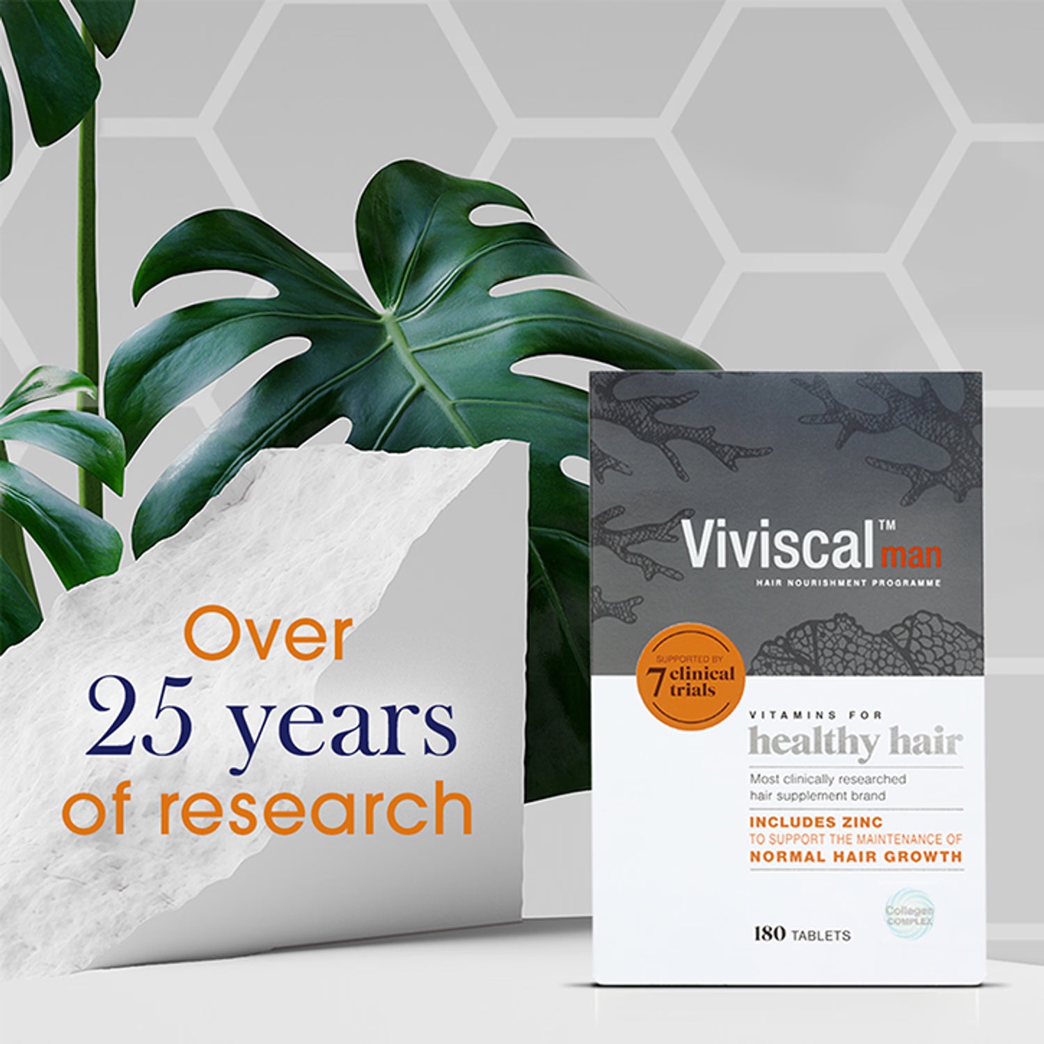 Viviscal Man Healthy Hair Vitamins 180 Tablets (British brand)