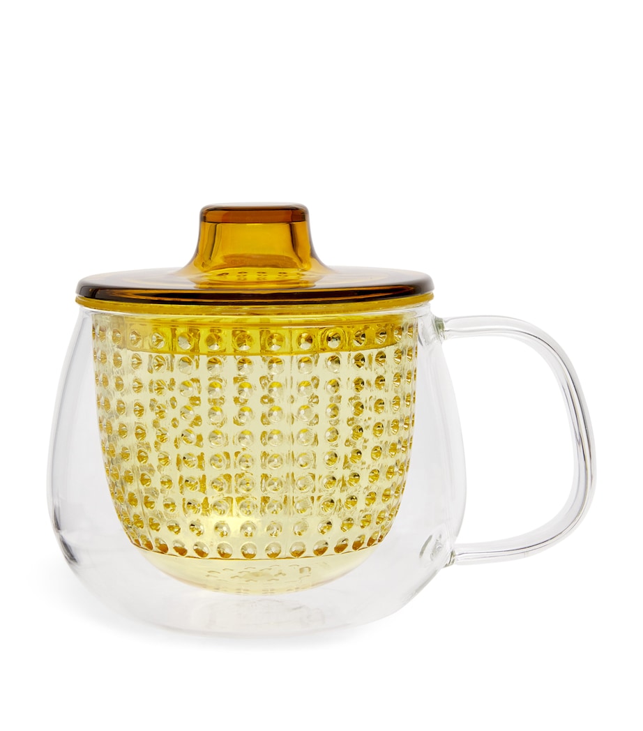 Harrods Unitea Unimug glass mug, UK version