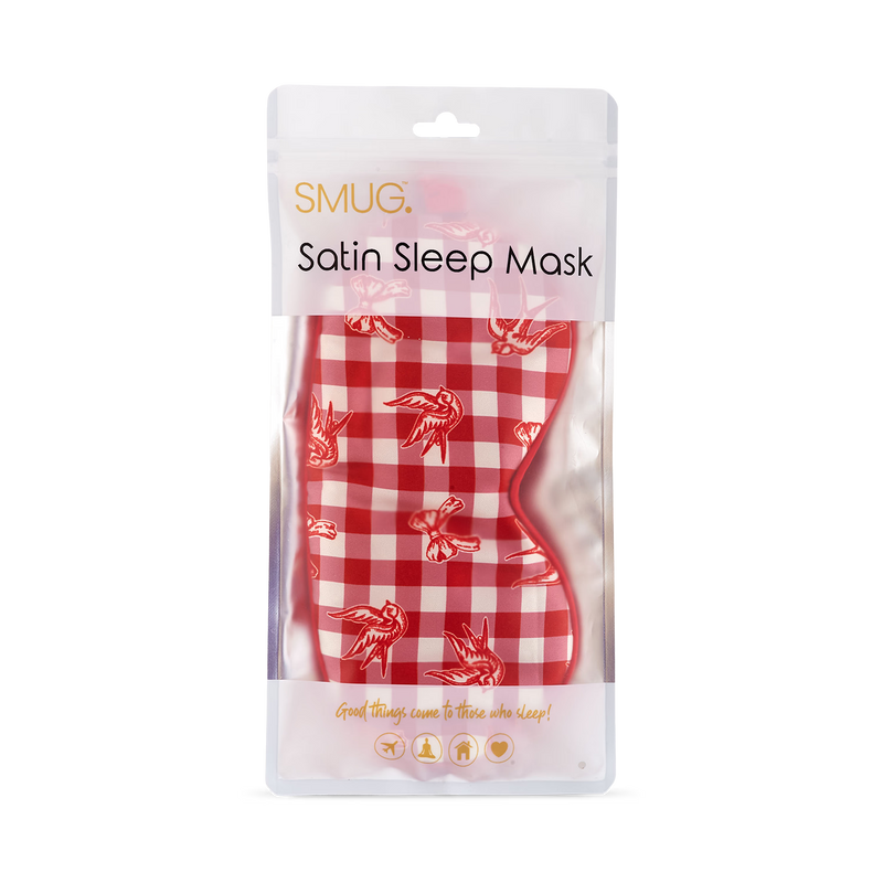 Satin sleep mask for comfortable rest - British product