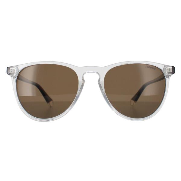 Polaroid clear unisex sunglasses with polarized lenses (British brand)