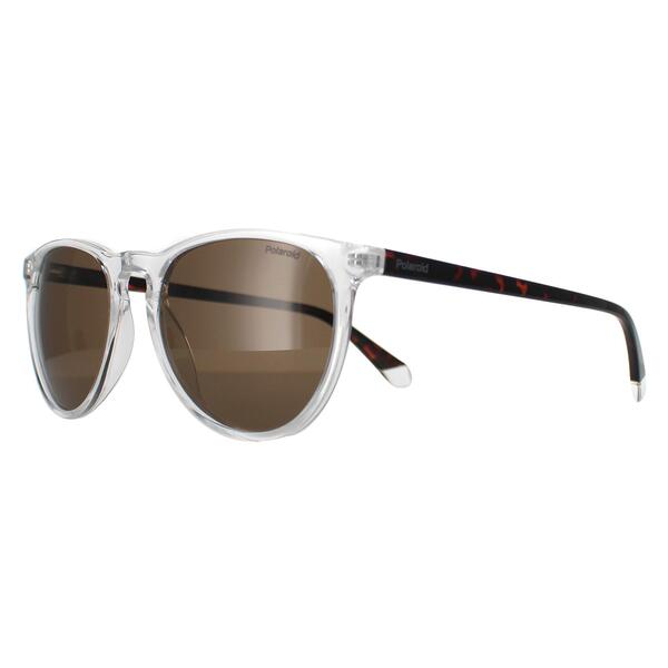 Polaroid clear unisex sunglasses with polarized lenses (British brand)