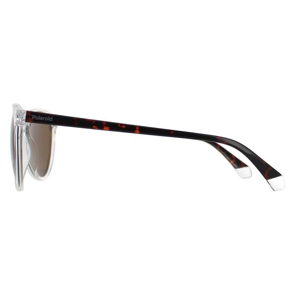 Polaroid clear unisex sunglasses with polarized lenses (British brand)