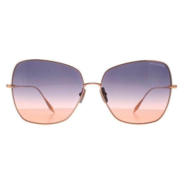 Dita Zazoe gold gradient women sunglasses, imported from the UK