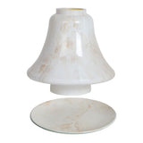 Valencia Stone candle shade tray 15cm, imported from the UK