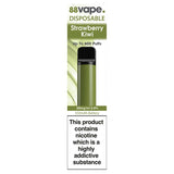 88Vape Disposable Strawberry Kiwi 600 Puffs - McGrocer