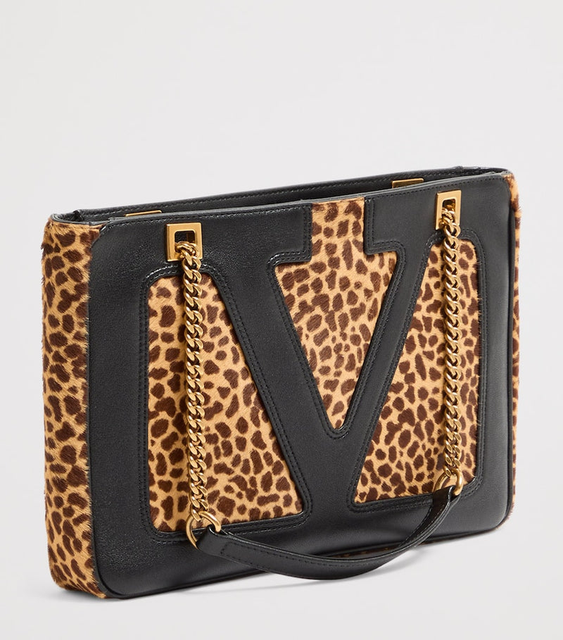 Valentino Garavani Viva Superstar tote bag calf hair (British brand)