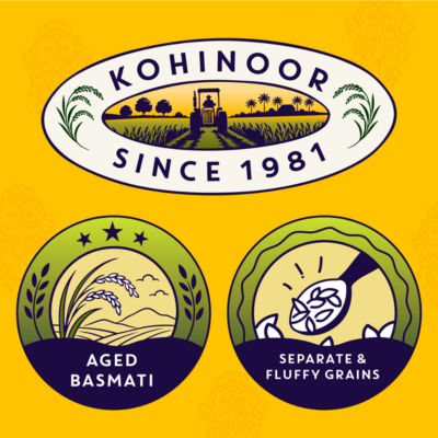 Kohinoor Gold Basmati Rice 5kg, UK version