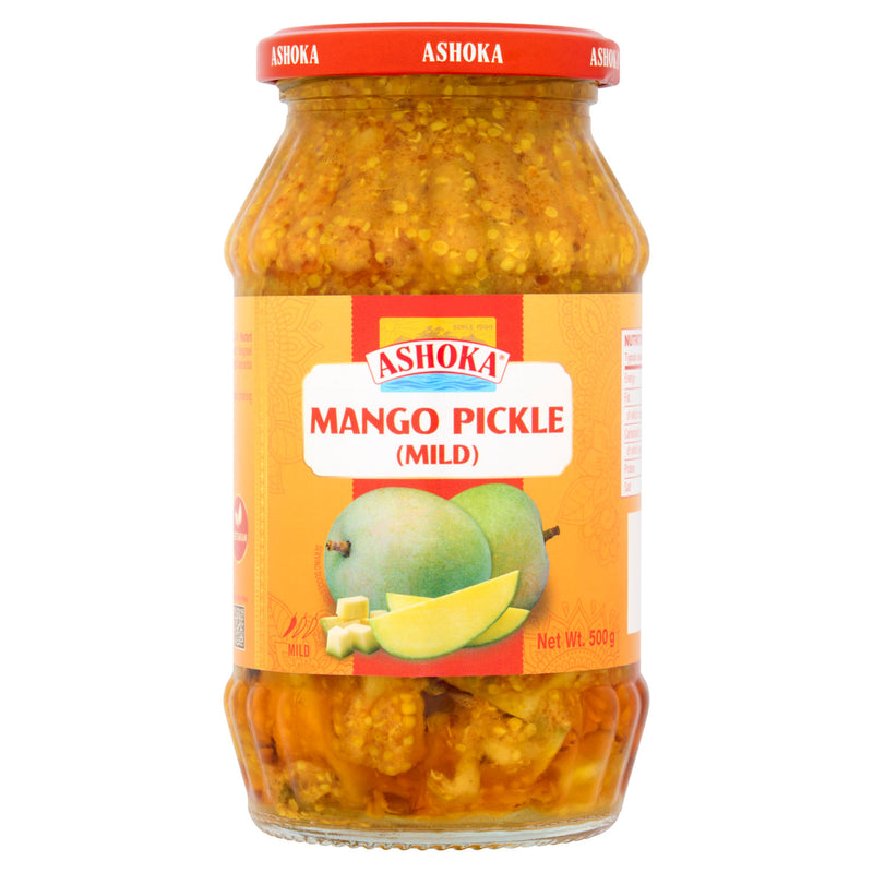 Ashoka mild mango pickle 500g (British brand)