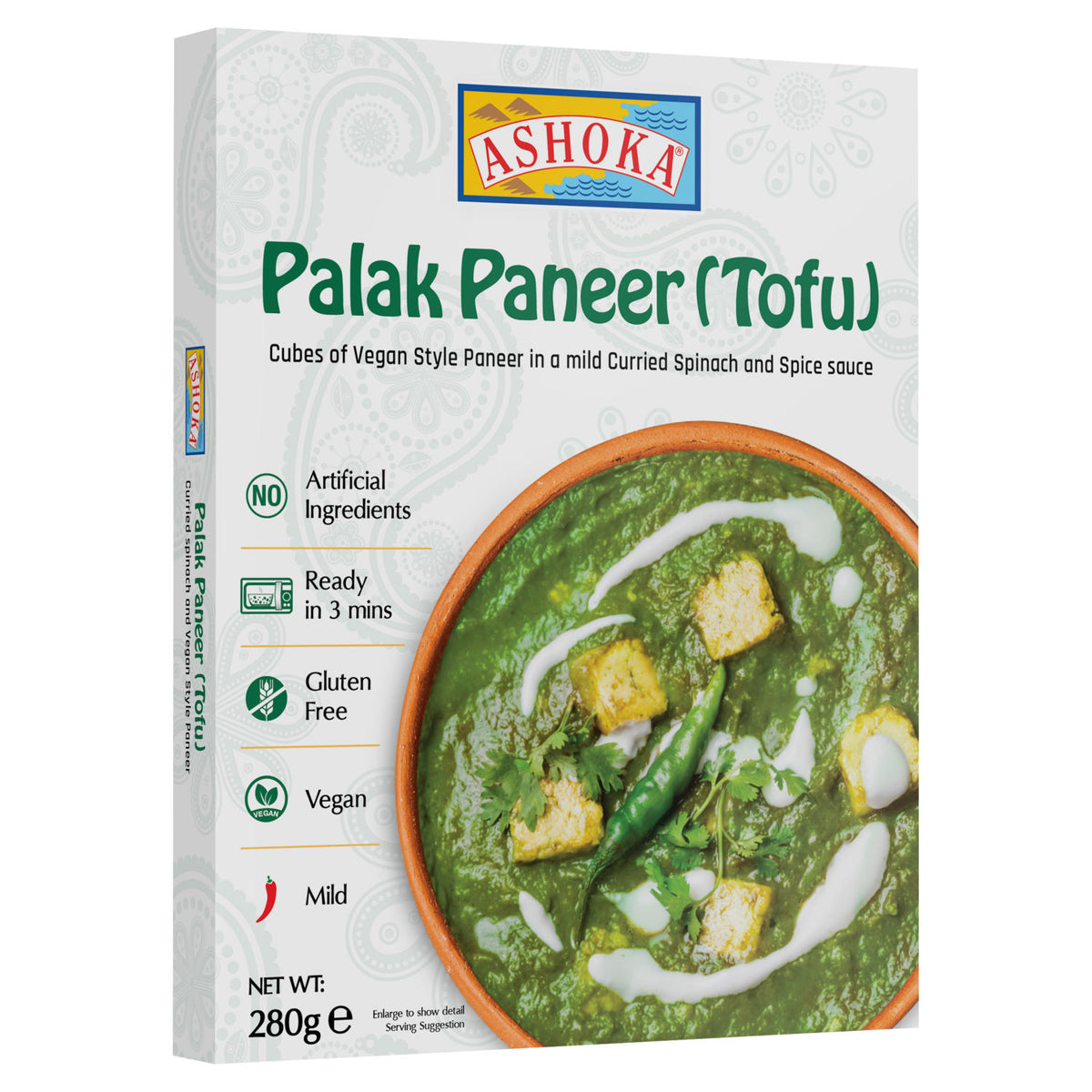 Ashoka Palak Paneer (Tofu) 280g - British product