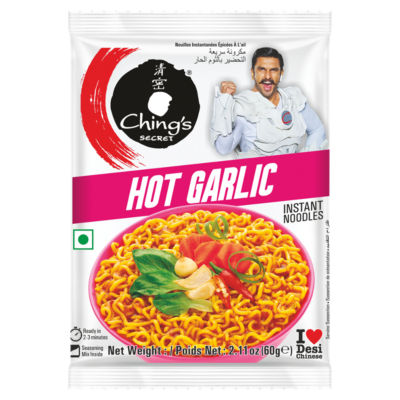 Ching's Secret Hot Garlic Instant Noodles 60g, UK version