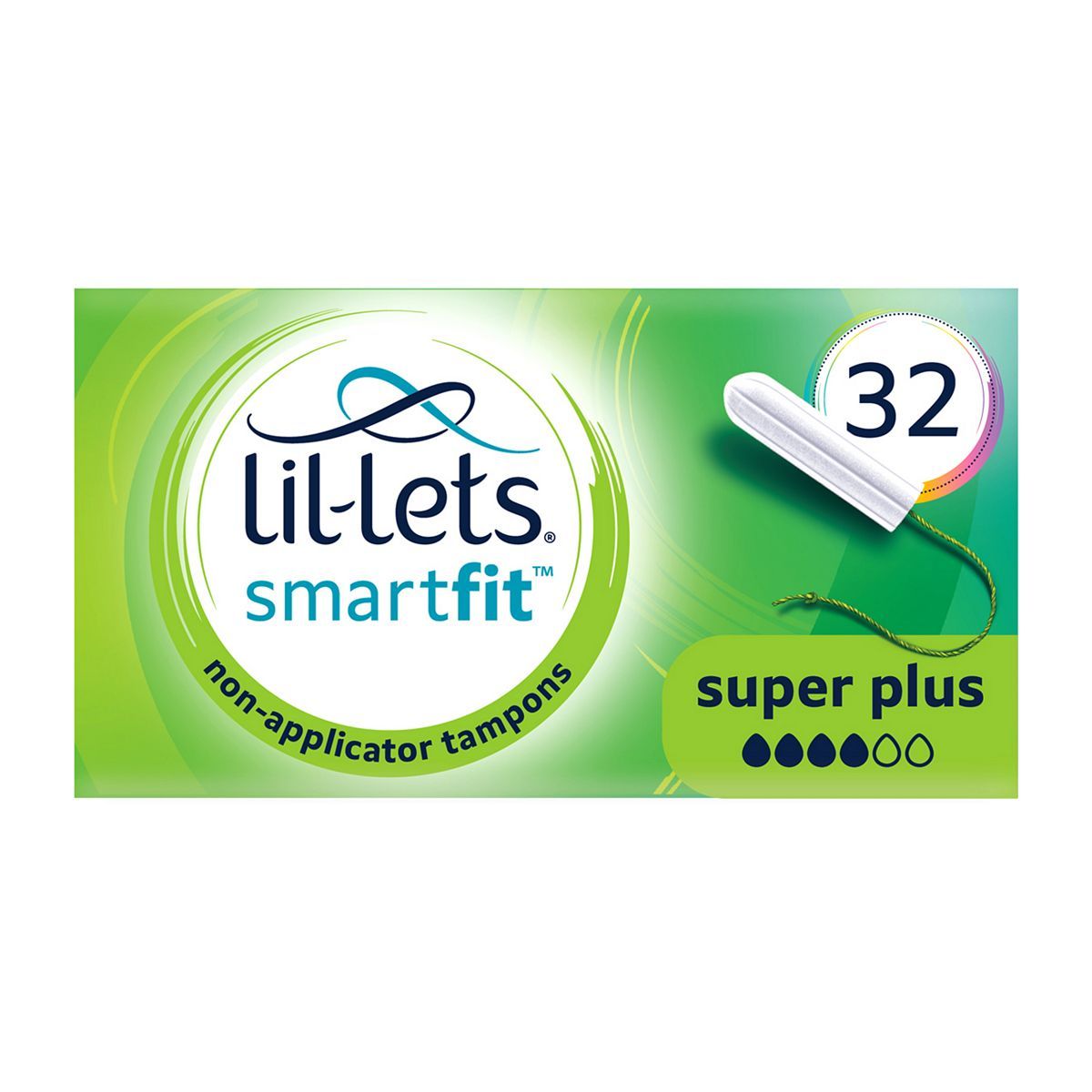 Lil-Lets Non-Applicator Tampons (SmartFit™) – Super Plus – 32 pack GOODS Boots   