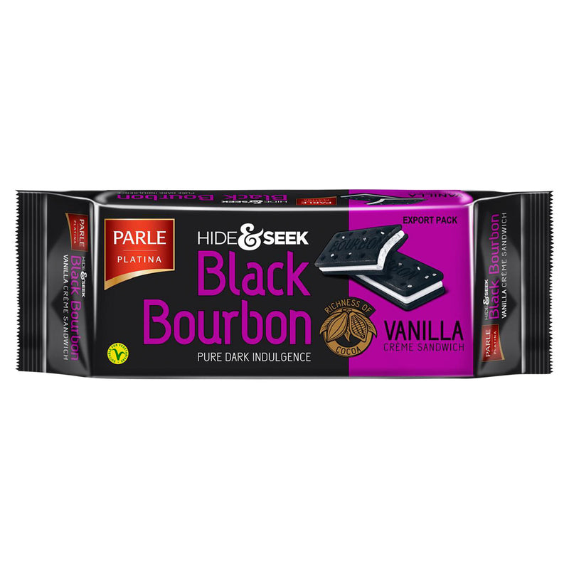 Hide & Seek biscuits Black Bourbon Vanilla Crème 100g - British product