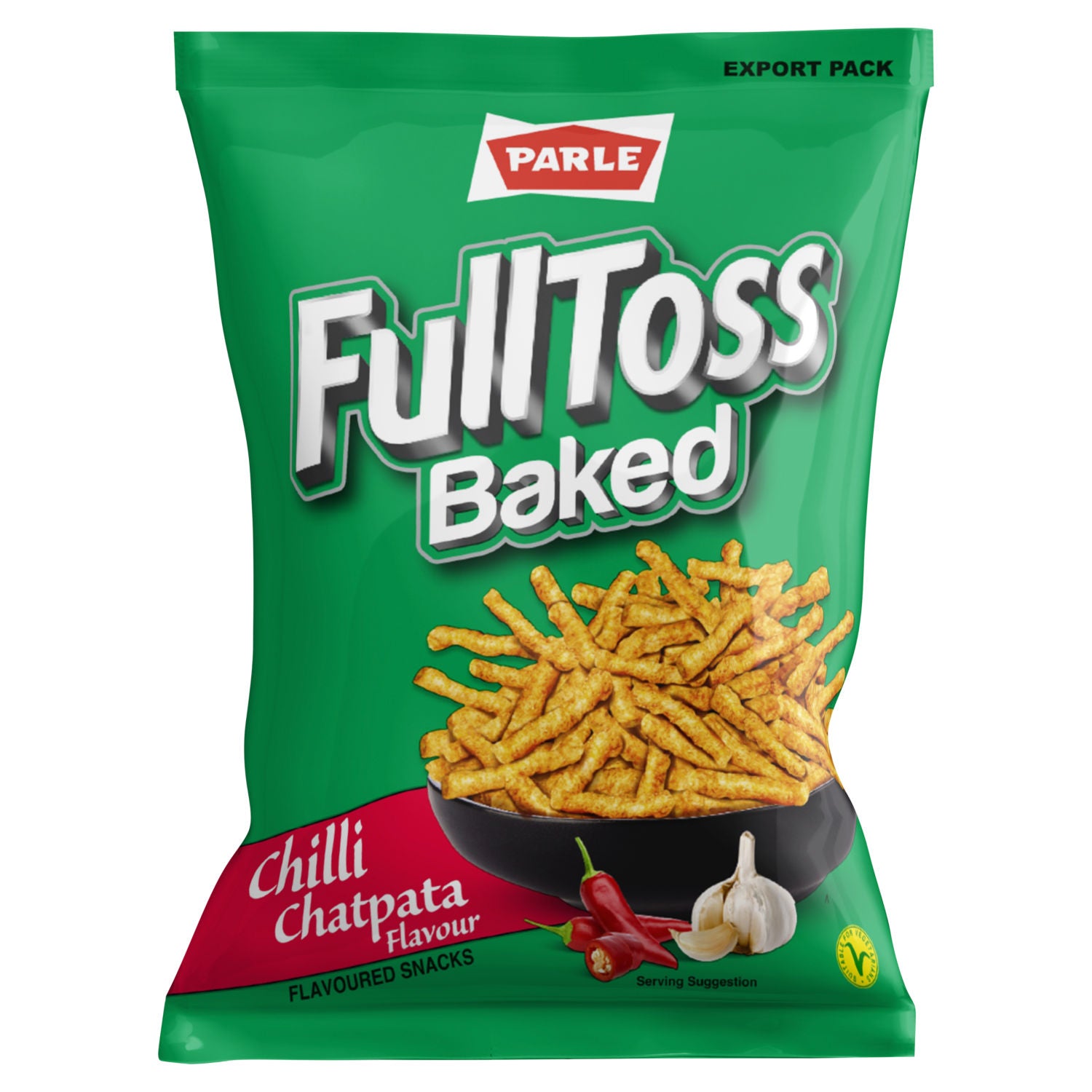 Parle FullToss Baked Chilli Chatpata Snacks 52g, UK version