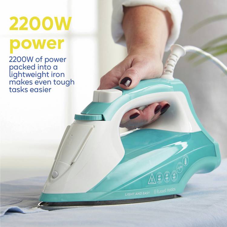 Russell Hobbs Light & Easy steam iron (British brand)