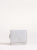 Lakeland Leather Cranberry Small Leather Flapover Purse