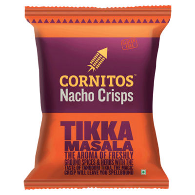 Cornitos nacho crisps tikka masala 55g, UK version