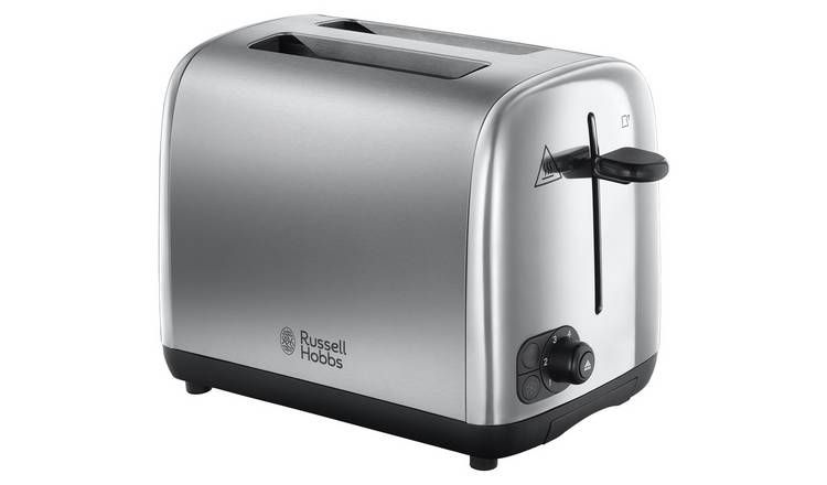 Russell Hobbs 2 Slice Brushed St/Steel Toaster 24081 GOODS Argos