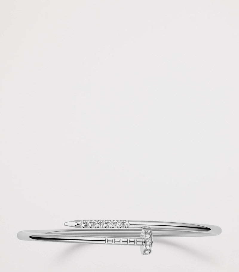 Cartier white gold diamond Juste Un Clou bracelet - British product