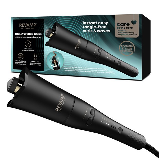 Revamp auto-rotate ceramic curler, UK version