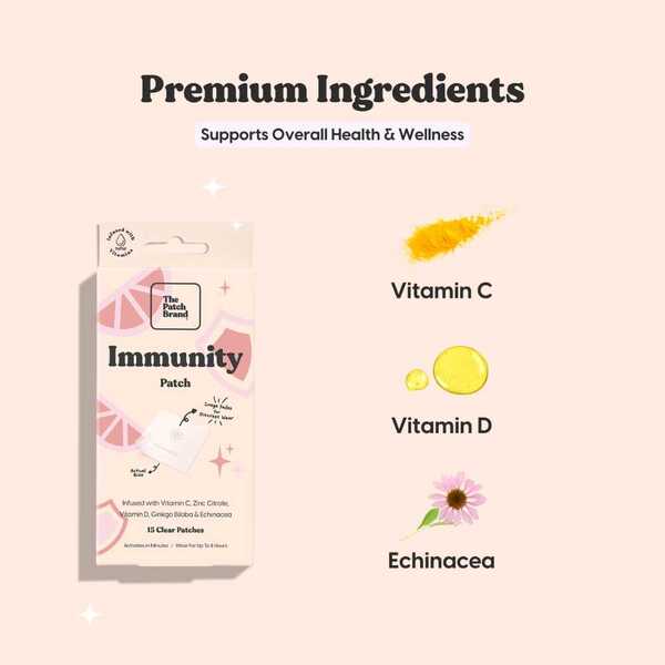 The Patch Brand Immunity Vitamin Patch, 15 patches