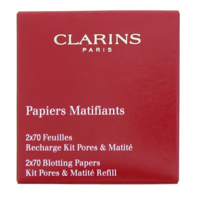 أوراق امتصاص الزيوت من Clarins Kit Pores & Matite Refill 2 × 70 قطعة