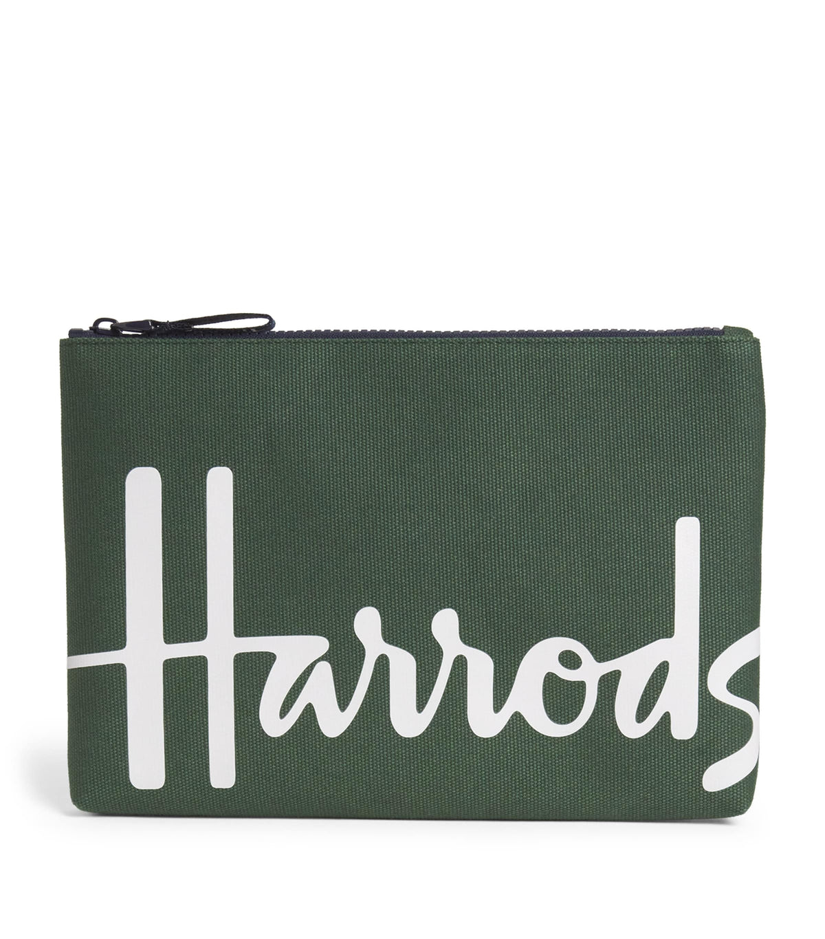 Harrods Medium Cotton Logo Pouch, UK version