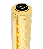 S.T. Dupont ballpoint pen with natural lacquer and palladium (British brand)