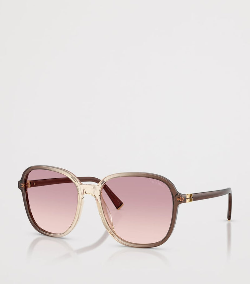 Miu Miu oversized acetate sunglasses, UK version