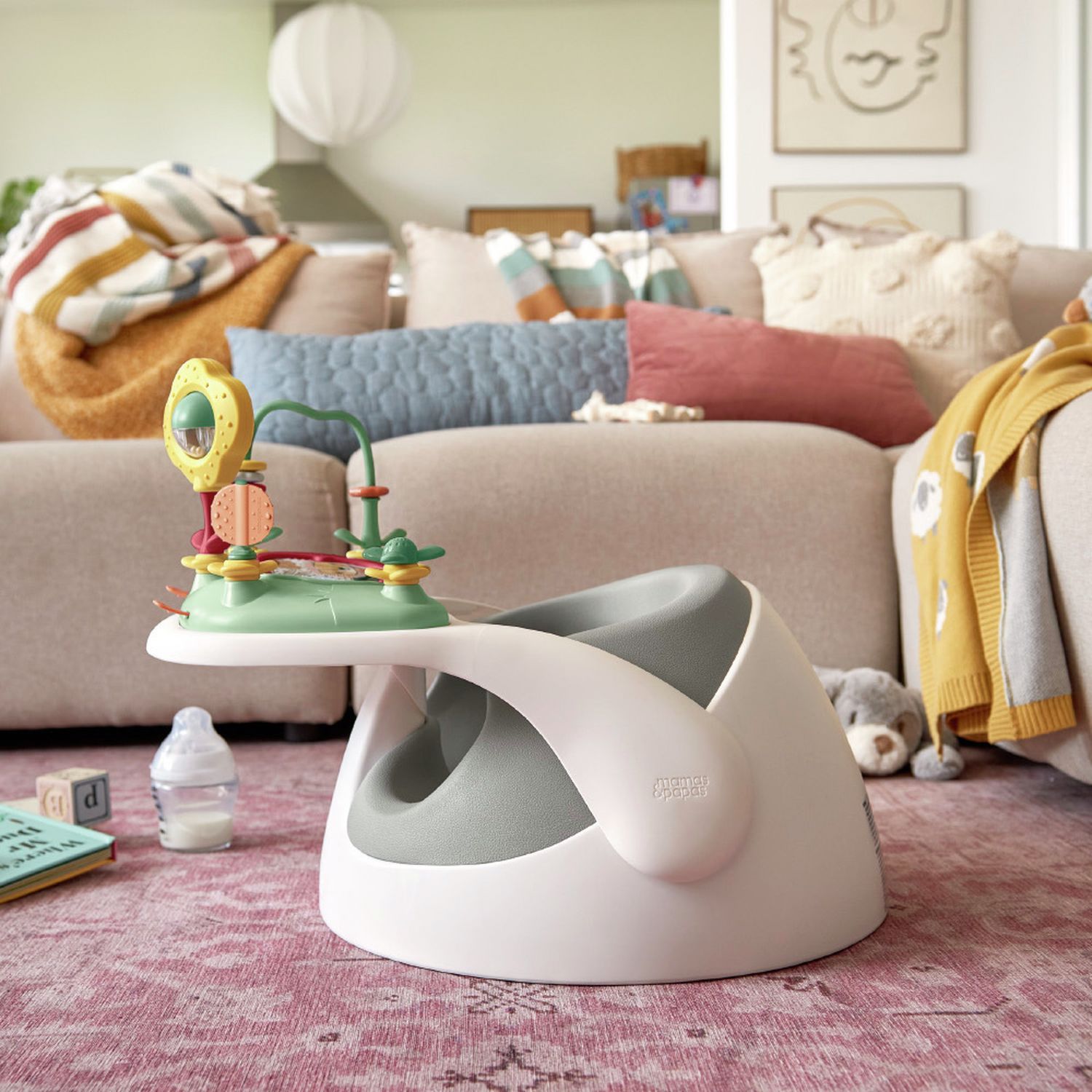 Mamas & Papas baby floor seat grey - British product