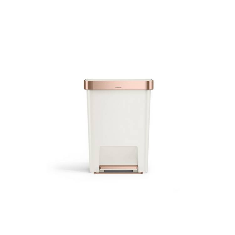 Simplehuman pedal bin cream 45 litre, imported from the UK