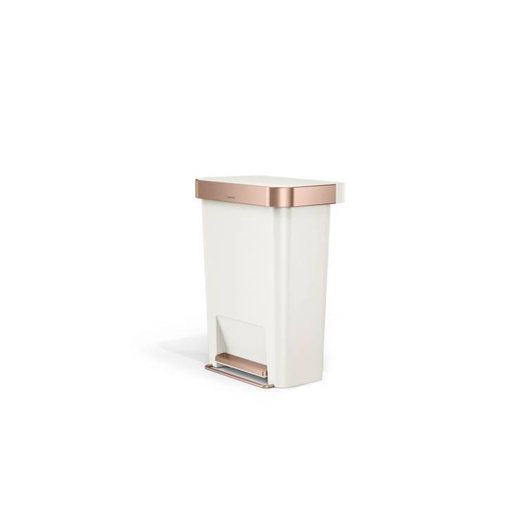 Simplehuman pedal bin cream 45 litre, imported from the UK
