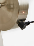Wall light brushed nickel rechargeable wireless 21cm, imported from the UK
