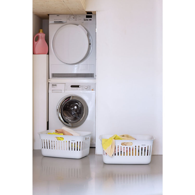 Brabantia laundry basket set of 2 white 40L UK version