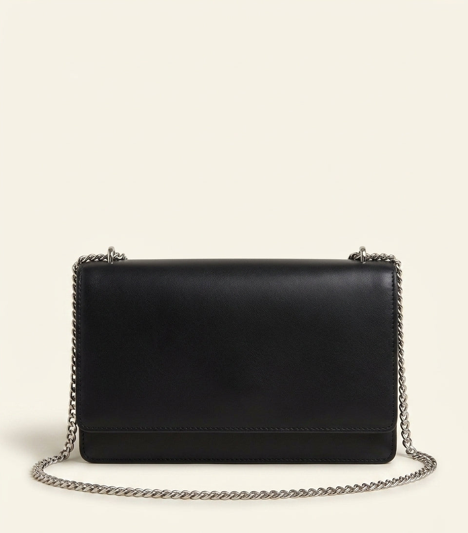 McQueen small leather skull cross-body bag - British product