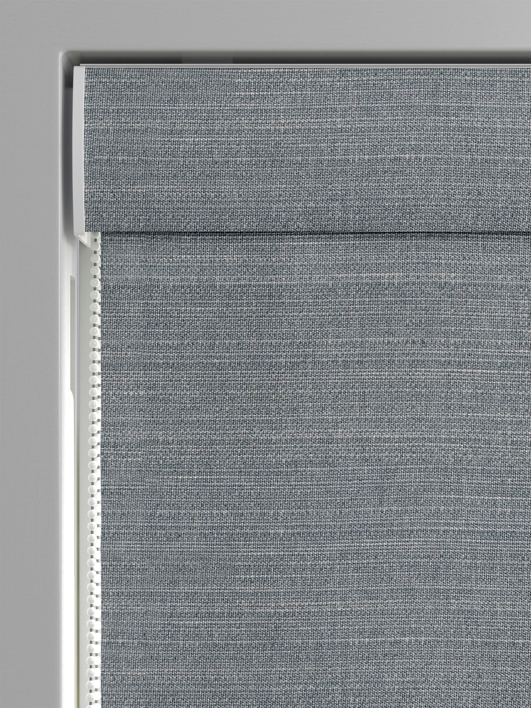 Blue Voyage Maison Jasper made to measure Roman blind, imported from the UK