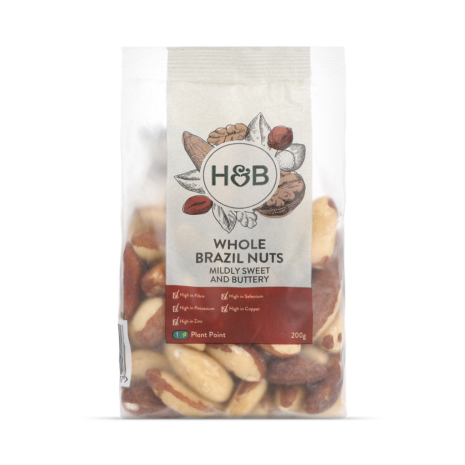 Holland Barrett Whole Brazil Nuts 200g