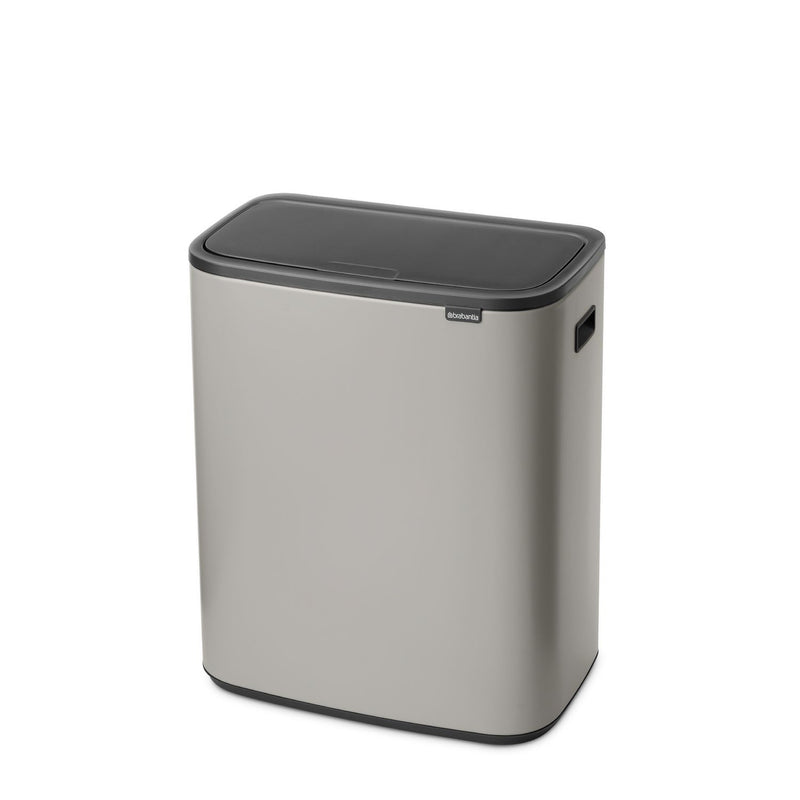 Brabantia touch bin soft grey 60 litre, imported from the UK
