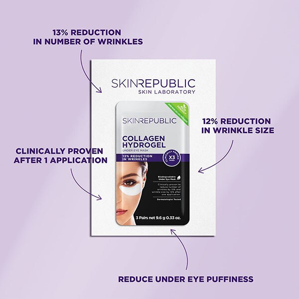 Skin Republic Collagen Hydrogel Under Eye Patch 3 x 18g GOODS Superdrug   