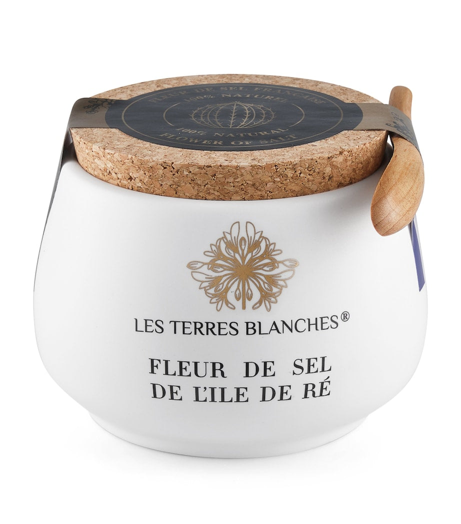 Les Terres Blanches Fleur de Sel Ile de Ré sea salt 100g, UK version