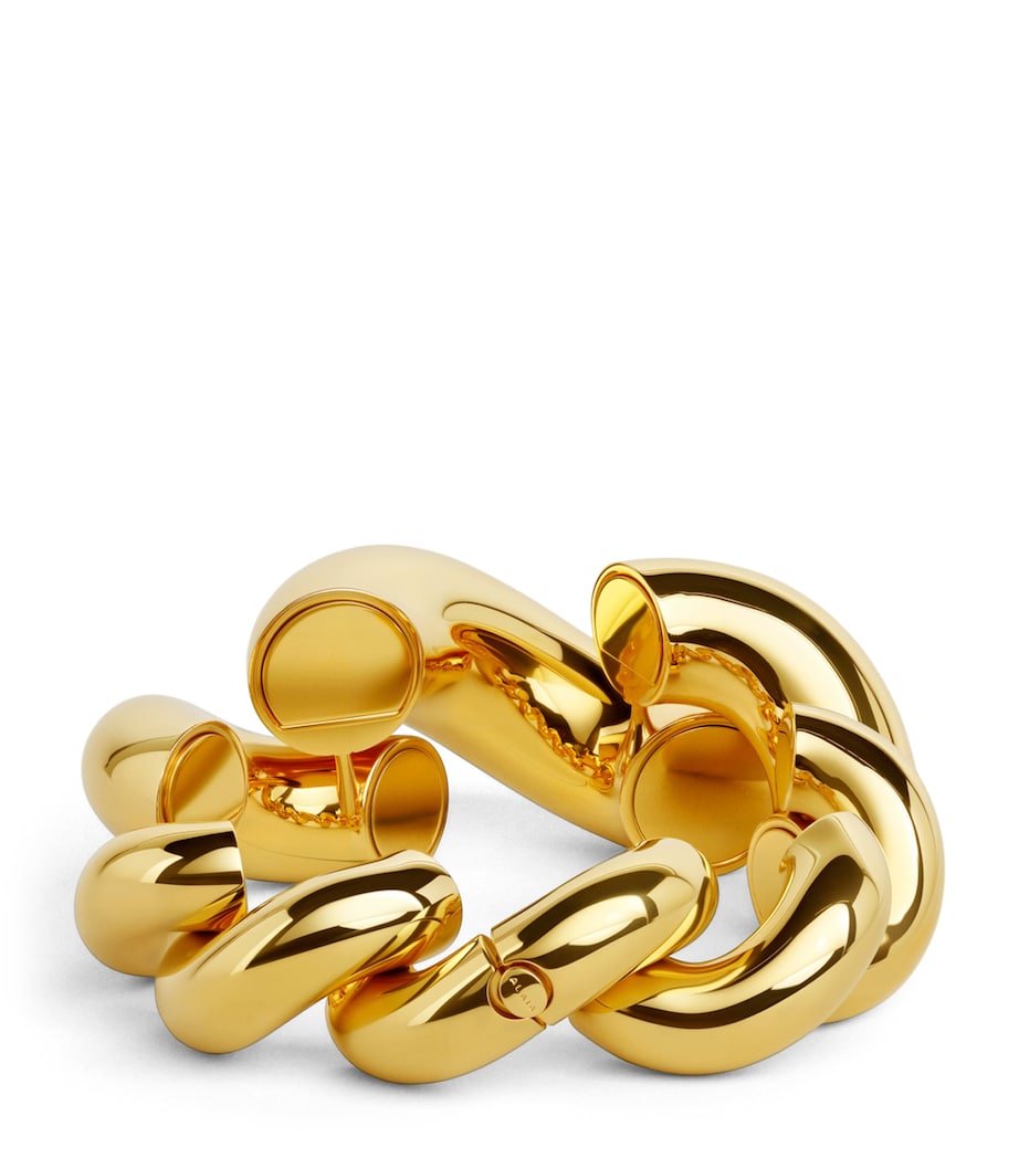Alaïa Torsion bracelet in twisted brass - British product