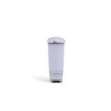 Simplehuman 40 litre slim plastic pedal bin lilac (British brand)